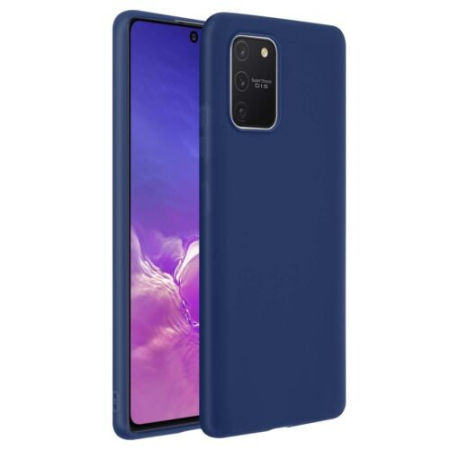 Husa protectie compatibila cu Samsung S10 Lite Matte Tpu Albastru inchis [1]