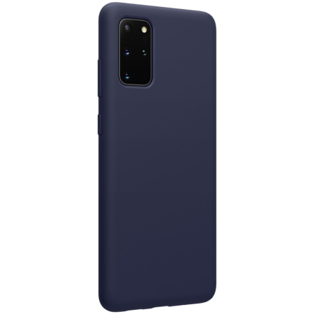 Husa protectie compatibila cu Samsung S20 Liquid Silicone Case Albastru inchis [3]