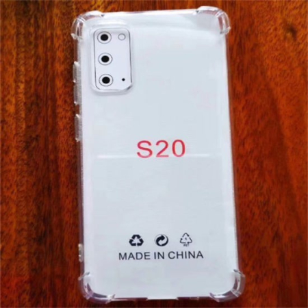 Husa Protectie,, , compatibila cu Samsung S20, TPU Antisoc, Protectie Colturi, Rezistenta la Impact, 1.5 mm, Transparenta [4]