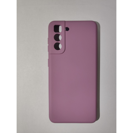 Husa protectie compatibila cu Samsung S21 5G Liquid Silicone Case Mov [2]