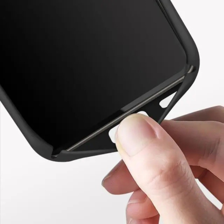 Husa protectie pentru Samsung A53 5G Liquid Silicone Negru [3]