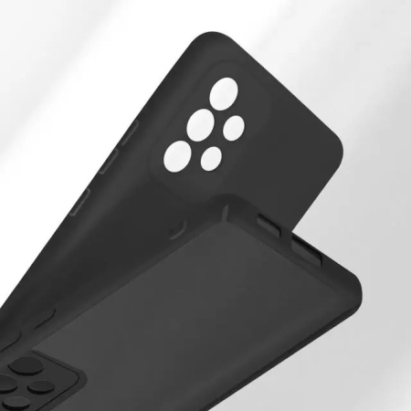 Husa protectie pentru Samsung A53 5G Liquid Silicone Negru [5]