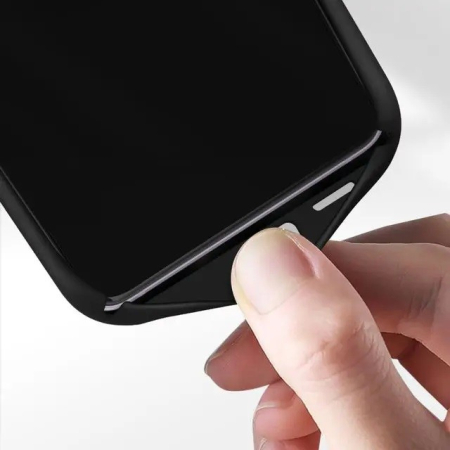 Husa protectie pentru Samsung S21 FE Liquid Silicone Negru [4]