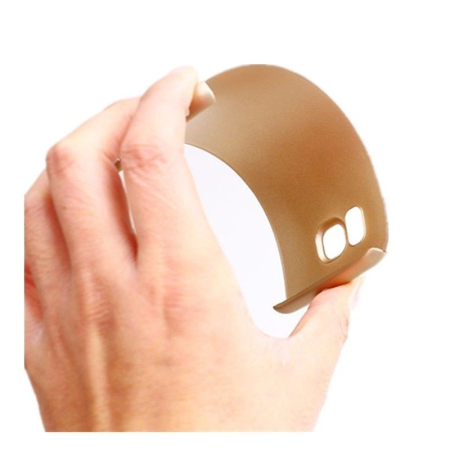 Husa Samsung Galaxy A7 2017 Full Cover 360 Auriu + Folie de protectie [2]