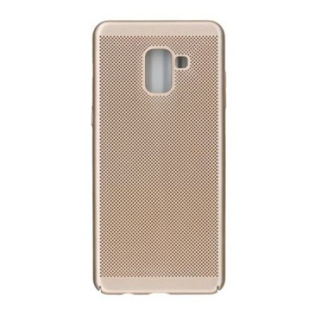 Husa Samsung Galaxy A8 2018 Ultra Slim cu aerisire Auriu [2]
