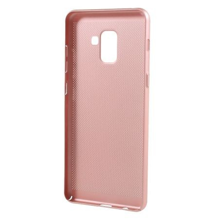 Husa Samsung Galaxy A8 2018 Ultra Slim cu aerisire Roz Auriu [2]