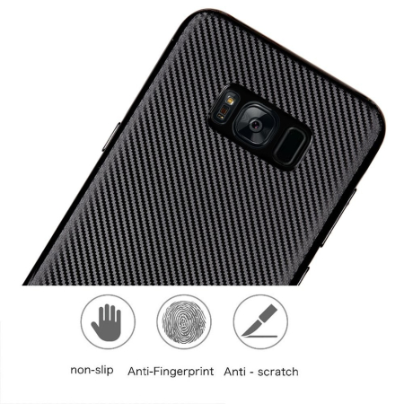 Husa Samsung Galaxy S8 i-Zore Carbon Fiber Negru [6]