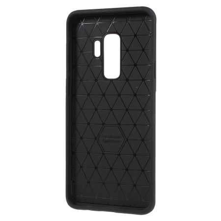 Husa Samsung Galaxy S9 Ipaky Elegant Grid Design TPU Hybrid Negru [3]