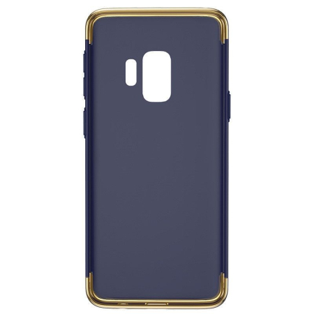 Husa Samsung Galaxy S9 Luxury Plating 3 in 1 Albastru [5]