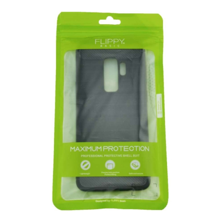 Husa Samsung Galaxy S9 Plus Tpu, carbon, Negru [2]