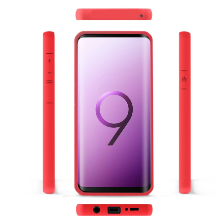 Husa Samsung Galaxy S9 shockproof acrylic Roz [2]