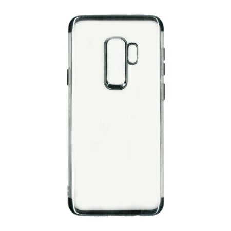 TPU Transparent - Husa Samsung Galaxy S9 Transparent cu Margini Negre