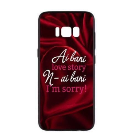 Back Case - Husa Samsung S8 Plus Multicolor Mesaj Bani