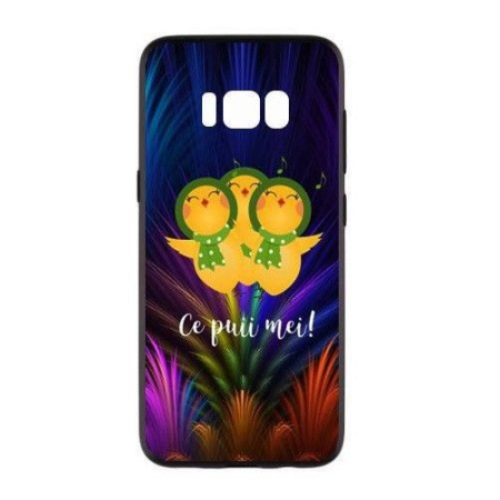 Back Case - Husa Samsung S8 Plus Multicolor Mesaj Pui