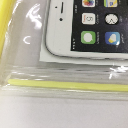 Husa subacvatica Zip Waterproof , Snowproof, Universala, Impermeabila, cu Snur, pentru telefon sau documente, Galben [3]