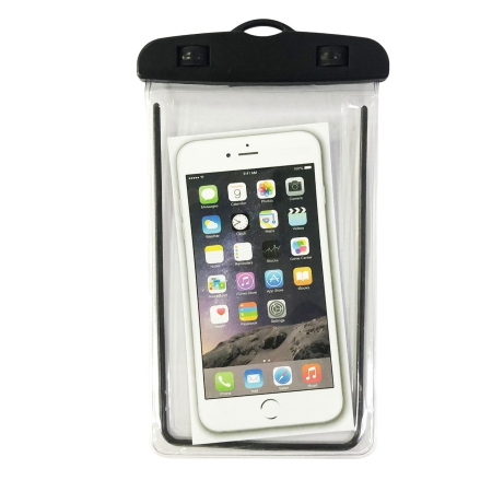 Husa subacvatica Zip Waterproof , Snowproof, Universala, Impermeabila, cu Snur, pentru telefon sau documente, Negru [1]