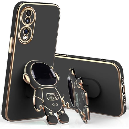 ✨TOATE PRODUSELE✨ - Husa Telefon 2in1, , Compatibila Huawei Mate 60 Pro, Carcasa TPU cu Suport Inclus Tip Astronaut, Protectie Camere, Negru