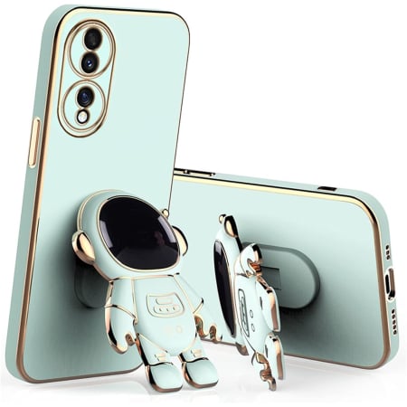 ✨TOATE PRODUSELE✨ - Husa Telefon 2in1, , Compatibila Huawei Mate 60 Pro, Carcasa TPU cu Suport Inclus Tip Astronaut, Protectie Camere, Verde