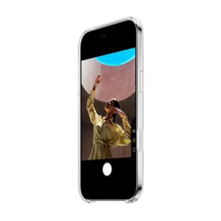 Husa Telefon, , Compatibila Apple iPhone 17 AIR, MagSafe, Antisoc, din Silicon + TPU, Transparent [1]