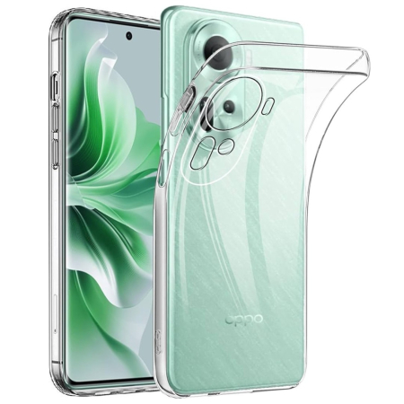 ✨TOATE PRODUSELE✨ - Husa Telefon, , Compatibila Oppo Reno 11F, Carcasa TPU, Protectie Camere, 1.5 mm, Transparent