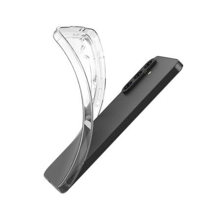 Husa Telefon, , Compatibila Samsung Galaxy A35 5G, Protect Plus TPU, 0.8-0.9 mm, Transparent [1]