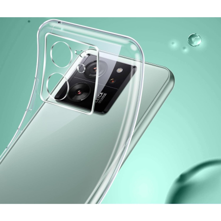 Husa Telefon, , Compatibila Xiaomi Redmi 13T/13T Pro, Carcasa TPU, Protectie Camere, 1.5 mm, Transparent [1]