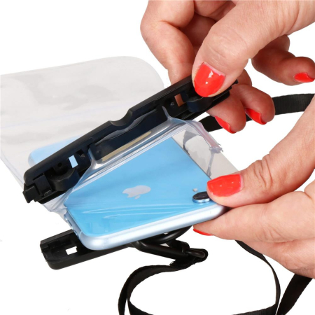 Husa telefon subacvatica waterproof impermeabila, universala, 180x110mm, cu snur [7]