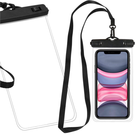 Husa telefon subacvatica waterproof impermeabila, universala, 180x110mm, cu snur [18]