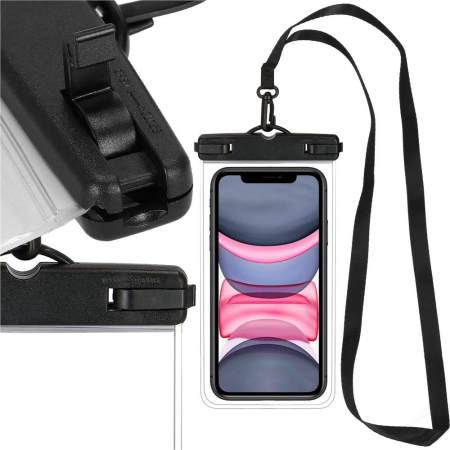 Husa telefon subacvatica waterproof impermeabila, universala, 180x110mm, cu snur [15]