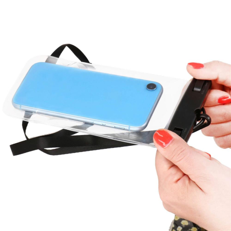 Husa telefon subacvatica waterproof impermeabila, universala, 180x110mm, cu snur [6]