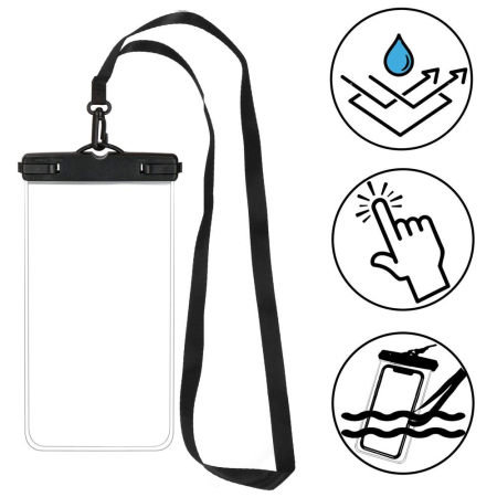 Husa telefon subacvatica waterproof impermeabila, universala, 180x110mm, cu snur [13]