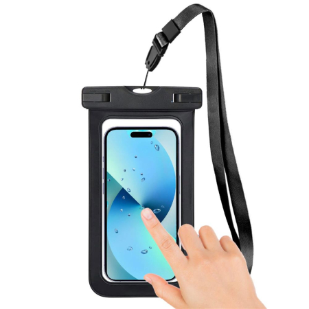Husa telefon subacvatica waterproof impermeabila, universala, 205x115mm, cu snur [9]