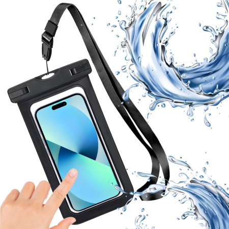 Husa telefon subacvatica waterproof impermeabila, universala, 205x115mm, cu snur [10]