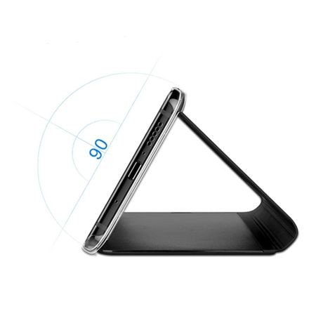 Husa Tip Carte, , Compatibila cu Huawei Mate 10 Lite, Flip Cover Oglinda, Negru [2]