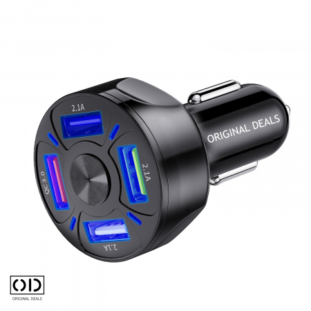 Incarcator USB pentru Masina Incarcator Auto pentru Telefon Incarcator USB auto pentru telefon tableta GPS cablu usb pentru incarcare telefon in masina Incarcator auto pentru priza 12V [4]
