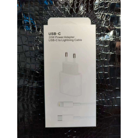 Incarcator compatibil cu iPhone, USB Type-C, Fast charge, Putere 20W, , Alb [1]