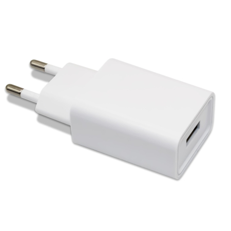 Incarcatoare Telefoane - Incarcator Retea Fast Charge pentru Telefon, , Capat de Incarcare pentru Gadgeturi 5V2A, Port USB-B, Adaptor pentru Telefon Standard UE, Alb