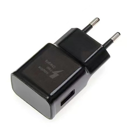 Incarcatoare Telefoane - Incarcator Retea pentru Samsung S6/S8, , Incarcator USB-A Universal de 2.4A pentru Telefoan Samsung, Power Delivery 15W, Negru lucios