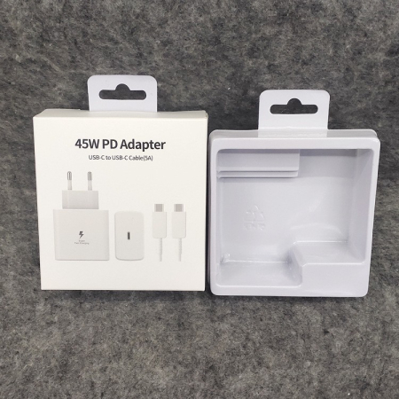 Incarcator Super Fast Charge, , Adaptor Fast Charge 45W, 5A, PD 3.0, Cablu 1m, Incarcator Fast Charge USB Type-C, Alb [6]