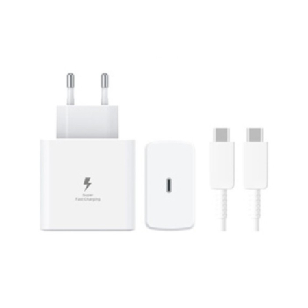 Incarcatoare Telefoane - Incarcator Super Fast Charge, , Adaptor Fast Charge 45W, 5A, PD 3.0, Cablu 1m, Incarcator Fast Charge USB Type-C, Alb
