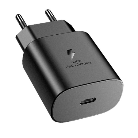 Incarcator Super Fast Charge, , Incarcator Retea Universal, Compatibil cu Port USB-C, Power Delivery 25W, Negru [2]