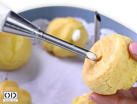 Palnie pentru Umplut Gogosi, Briose, Elecre, Croissante si Cozonaci Palnie pentru patiserie Palnie pentru umplutura gogosi Umplutura Gogosi Eclere Briose Prajituri de Casa Prajituri dietetice [1]