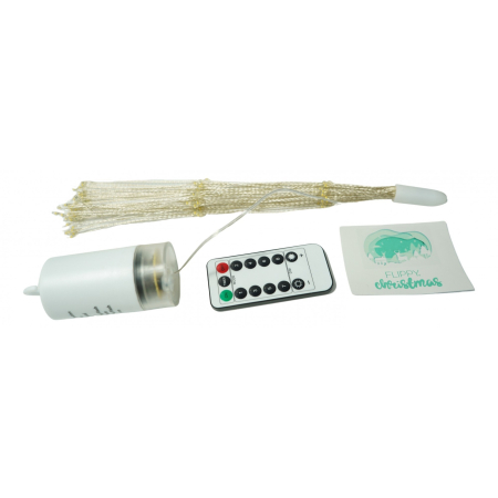 ✨TOATE PRODUSELE✨ - Instalatie Craciun, 180 LED-uri, alb cald, telecomanda 8 functii, cu baterii, explozie fireworks, fir cupru, interior/exterior, 