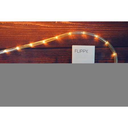 Instalatie Craciun, 36 m, 864 Led-uri ,Furtun Luminos, Alb cald, 8 jocuri de lumini, Transformator, Sectionabila, 220 V,  [3]