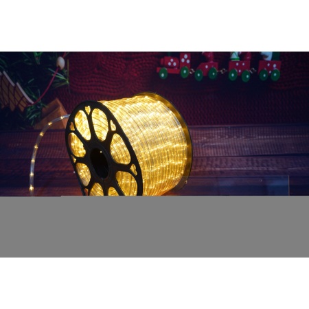 Instalatie Craciun, 74 m, 1776 Led-uri ,Furtun Luminos, Alb cald, 8 jocuri de lumini, Transformator, Sectionabila, 220 V,  [4]