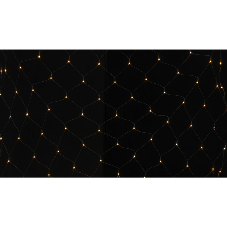 Instalatie Craciun tip plasa, cu transformator 31V, 1.5 m x 1.5 m, Alb Cald, 120 LED-uri V5, 8 jocuri de lumini, fir verde,  [5]