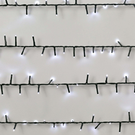 Instalatie de Craciun, Premium ®, Tip Liniara / Sirag, 50 m, 500 LED-uri Mari, Alb Rece [8]