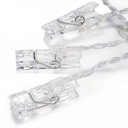 Ghirlanda Luminoasa pentru Fotografii Instalatie Lumini Led cu Carlige pentru Fotografii Instalatie de Craciun cu Lumini LED Ghirlanda cu Lumini LED pentru Brad Instalatie cu Cleme pentru FOtografii [12]