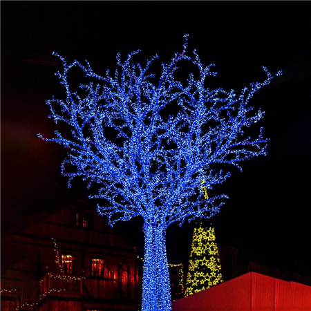 Instalatie lumini pentru bradul de Craciun, 19,5 metri, 300 LED-uri, albastru [3]