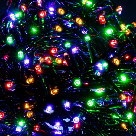 Instalatie lumini pentru bradul de Craciun, 19,5 metri, 300 LED-uri, multicolor [6]